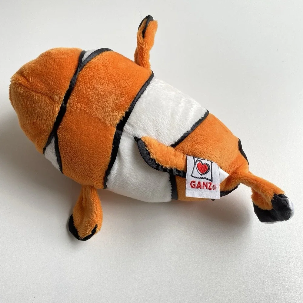 Ganz Webkinz Clown Fish Orange &‎ White HM219 Plus-  Stuffed Animal